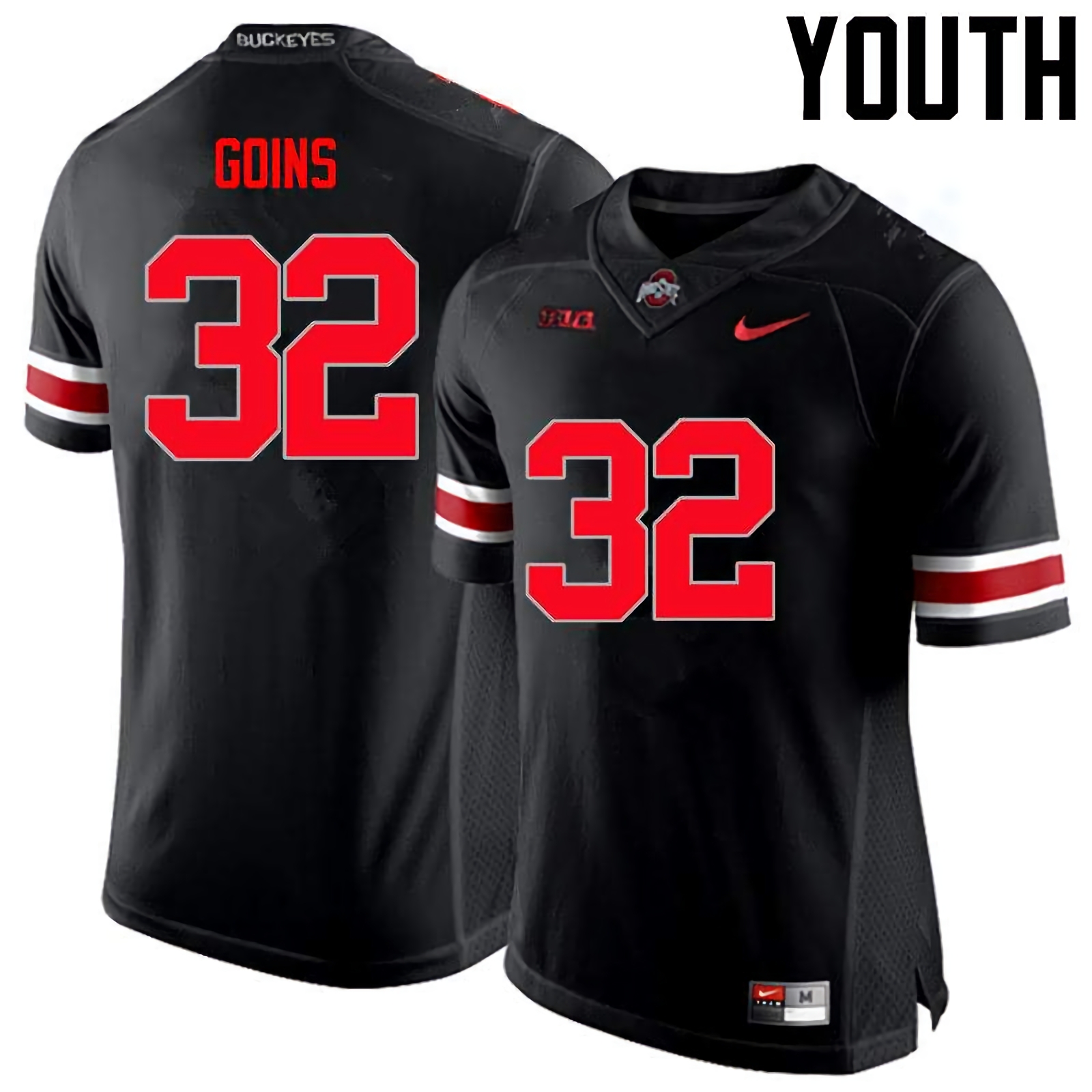 Elijaah Goins Ohio State Buckeyes Youth NCAA #32 Nike Black Limited College Stitched Football Jersey CXB3756HT